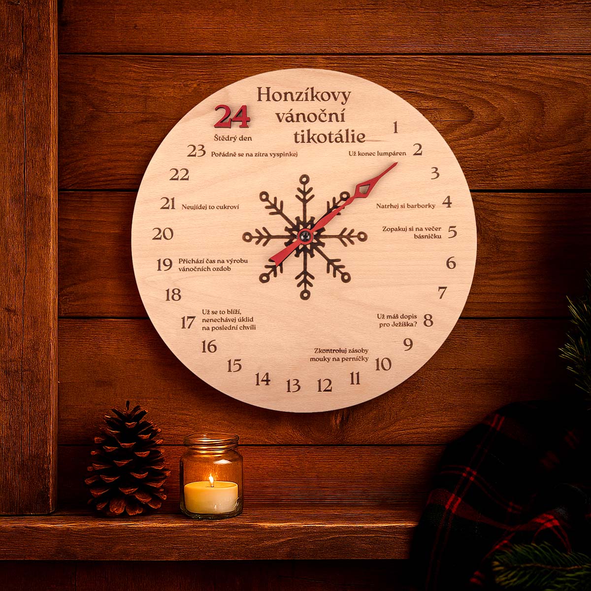 Vánoční Tikotálie - adventní kalendář s jménem na přání